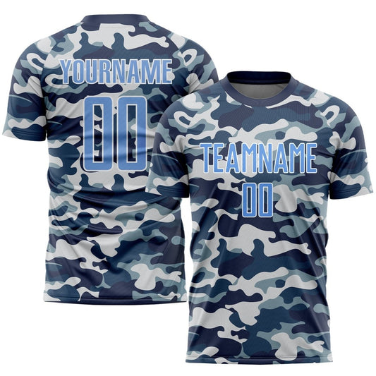 Benutzerdefiniertes Camo Hellblau - Royal Sublimations - Trikot "Salute to Service" für Fußball T176 - Climcat