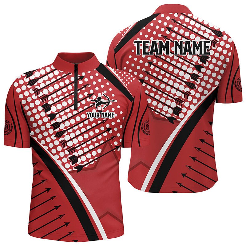 Bogenschießen Teamshirts personalisiert für Herren & Damen Polo - Shirts mit Pfeil - Muster V0689 - Climcat