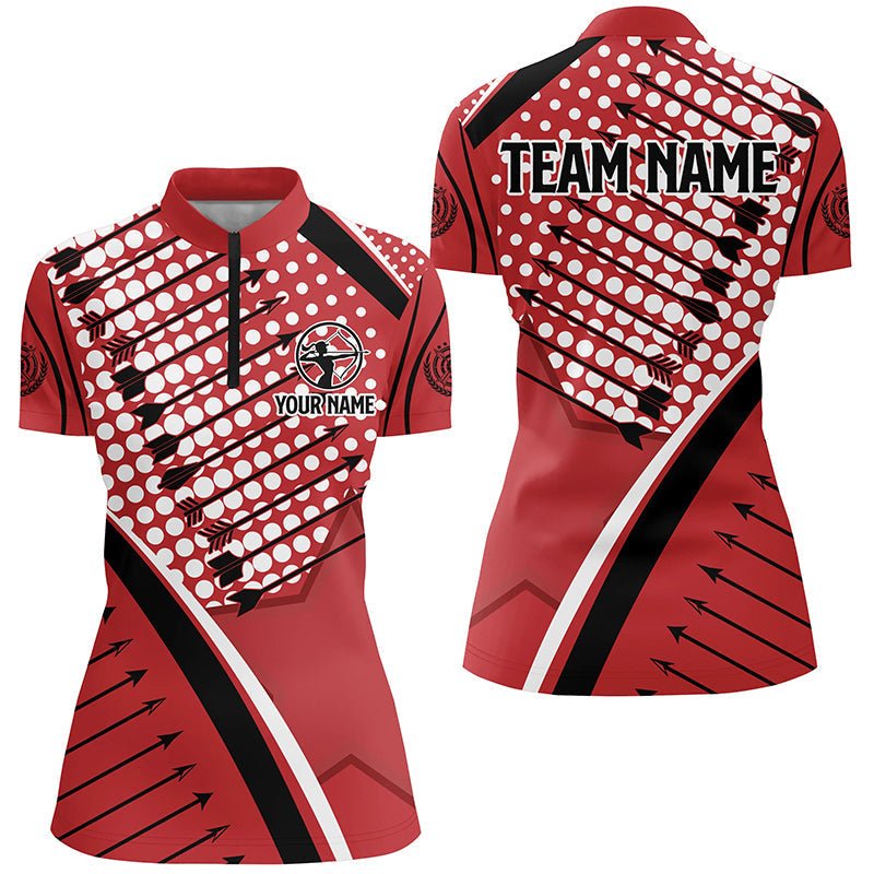 Bogenschießen Teamshirts personalisiert für Herren & Damen Polo - Shirts mit Pfeil - Muster V0689 - Climcat