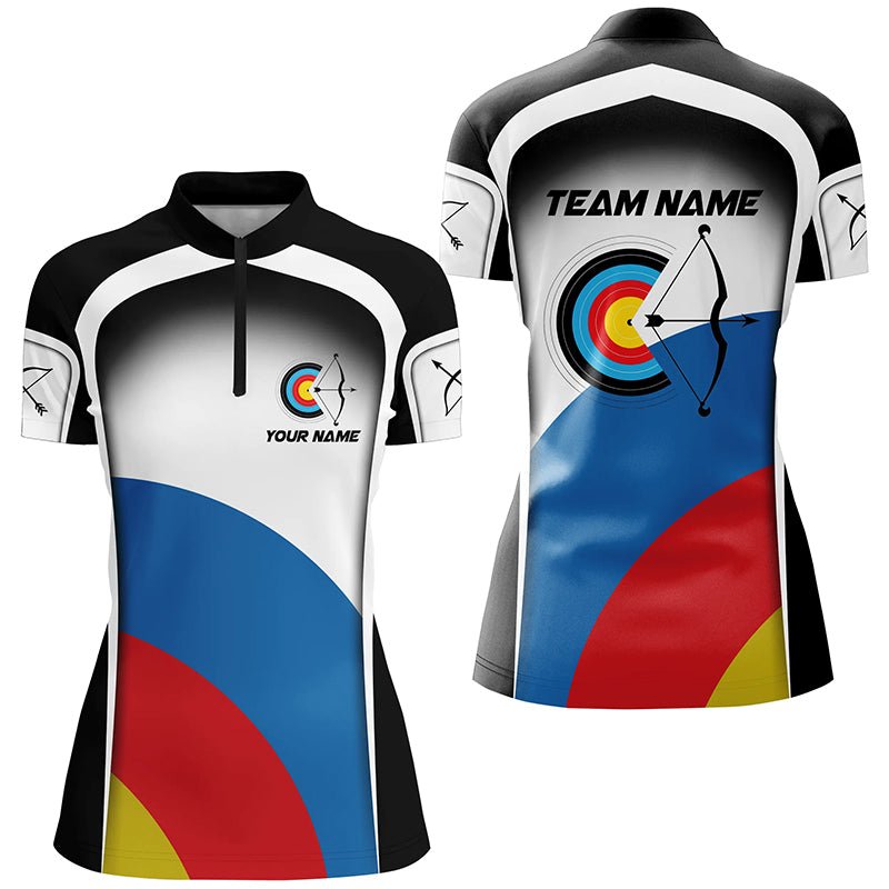 Bogensport Team Trikot Personalisiert Bunt - Turnier Shirt Herren Damen T2057 - Climcat