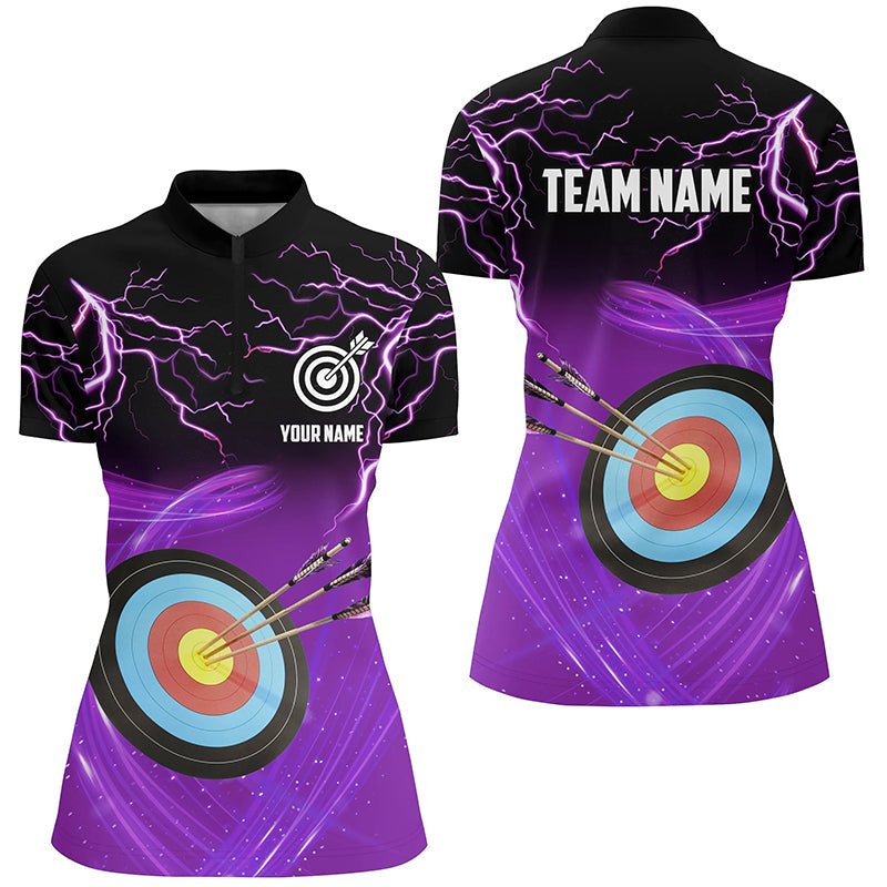 Individuelle Bogenschützen Team Poloshirts - Herren & Damen - Lila T0739 - Climcat