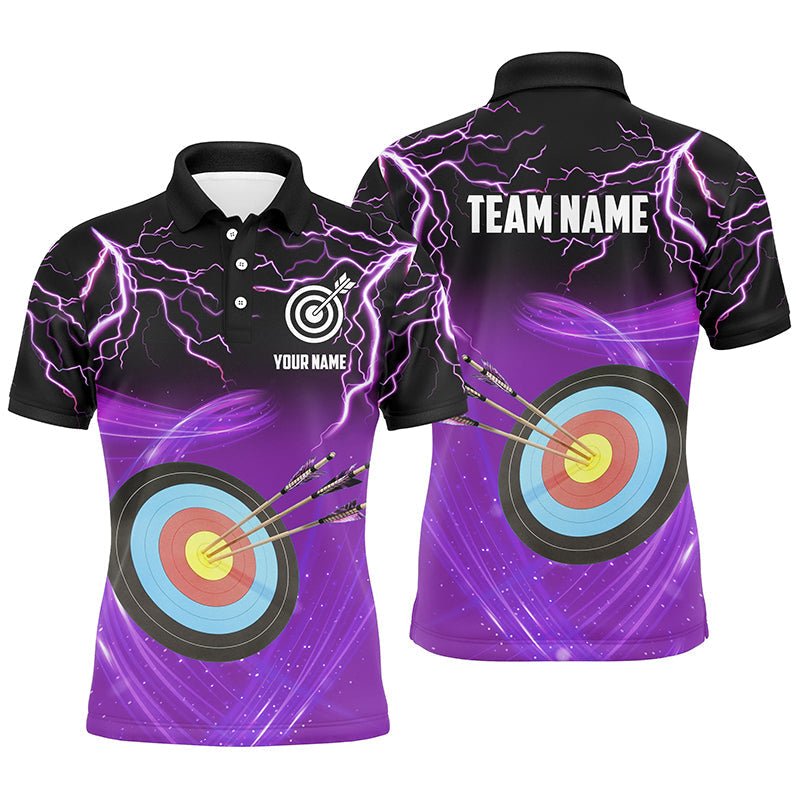Individuelle Bogenschützen Team Poloshirts - Herren & Damen - Lila T0739 - Climcat