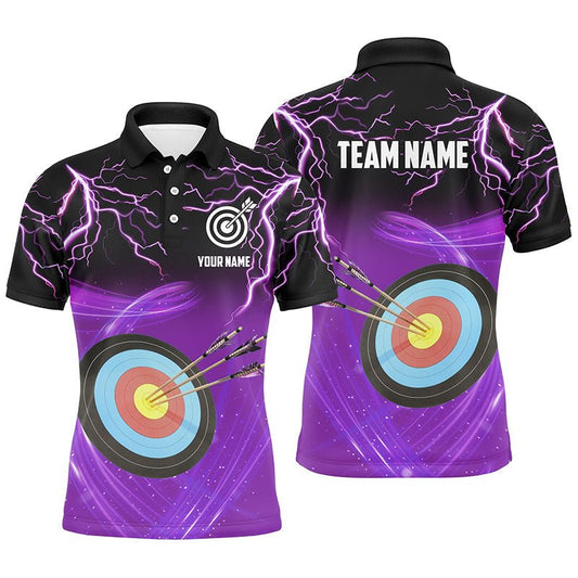 Individuelle Bogenschützen Team Poloshirts - Herren & Damen - Lila T0739 - Climcat