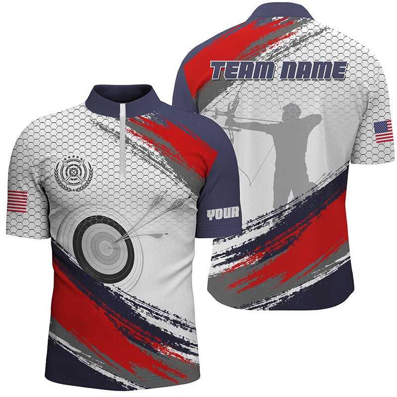 Personalisiertes Bogenschützen Polo - Shirt - 3D Zielscheibe Vollflächig Druck - Herren Damen - Individuell T0436 - Climcat