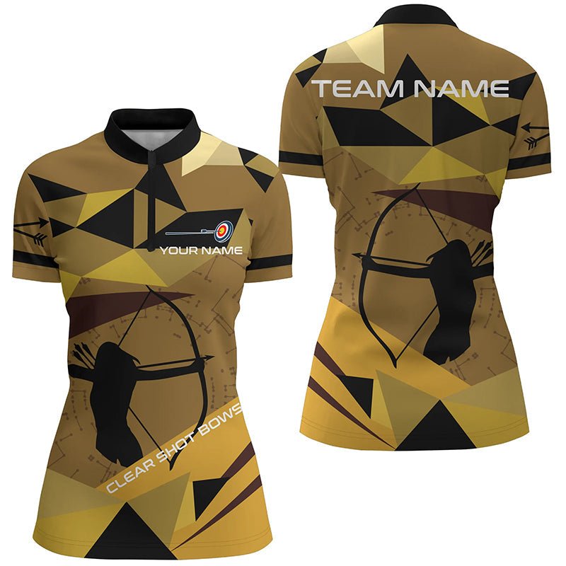 Personalisiertes Unisex Poloshirt mit Bogenschützen - Silhouette V0640 - Climcat