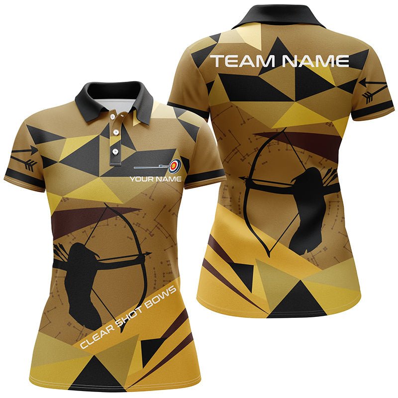 Personalisiertes Unisex Poloshirt mit Bogenschützen - Silhouette V0640 - Climcat