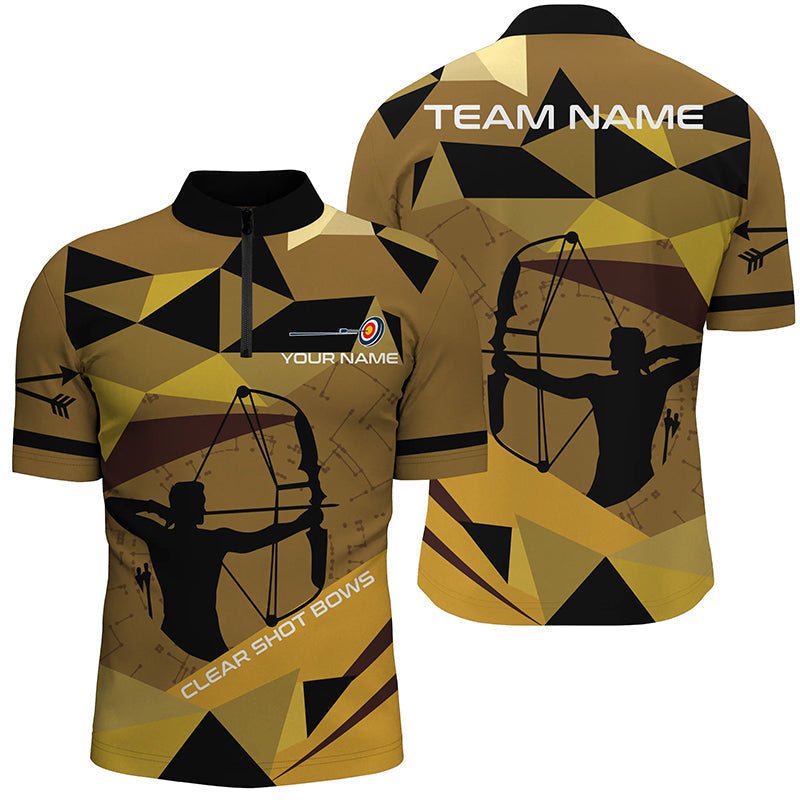 Personalisiertes Unisex Poloshirt mit Bogenschützen - Silhouette V0640 - Climcat