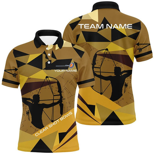 Personalisiertes Unisex Poloshirt mit Bogenschützen - Silhouette V0640 - Climcat