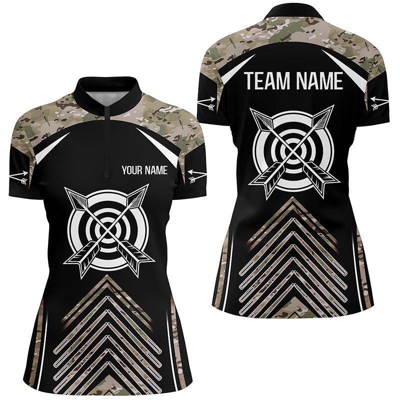 Poloshirt Bogenschießen Personalisiert Camouflage - Teamshirt für Herren & Damen (3D Bogenschützen) V0762 - Climcat