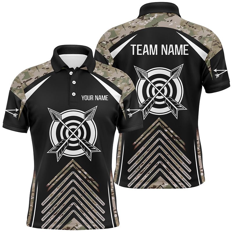 Poloshirt Bogenschießen Personalisiert Camouflage - Teamshirt für Herren & Damen (3D Bogenschützen) V0762 - Climcat