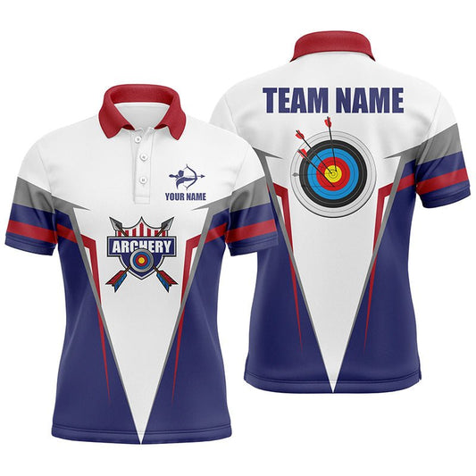 Poloshirt Bogenschießen Personalisiert - Herren & Damen - Geschenk für Bogenschützen T0430 - Climcat