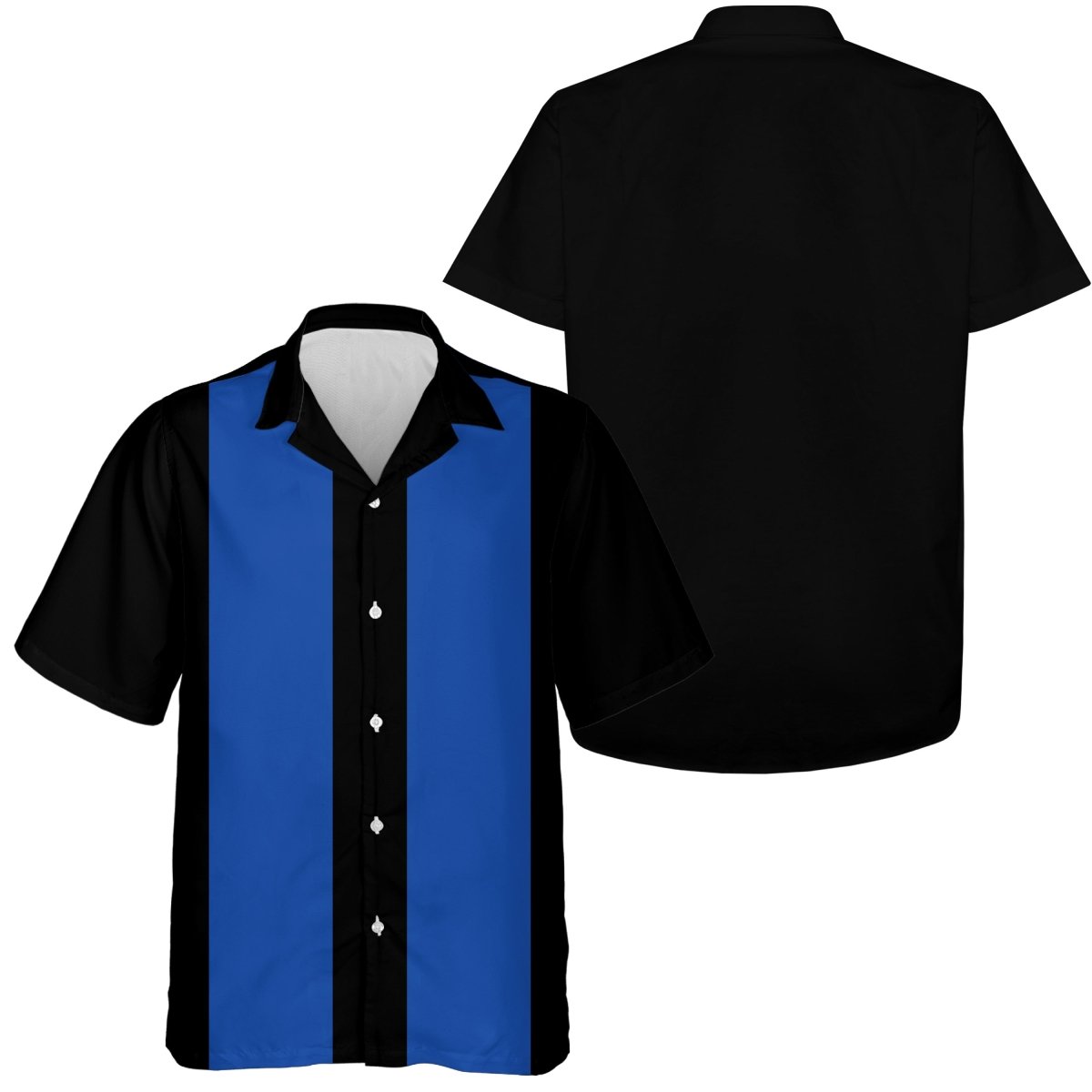 Herren und Damen Retro Bowling Shirts, Herren Kurzarm Hemd mit Knopfleiste, Vintage Bowling Shirts P3828 - Climcat