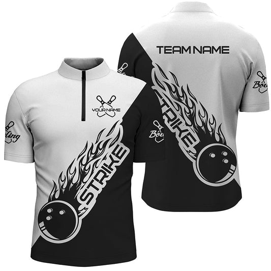 Individuell gestaltete Bowling-Shirts für Männer und Frauen, Bowling-Team-Shirts, Bowling Strike - Climcat