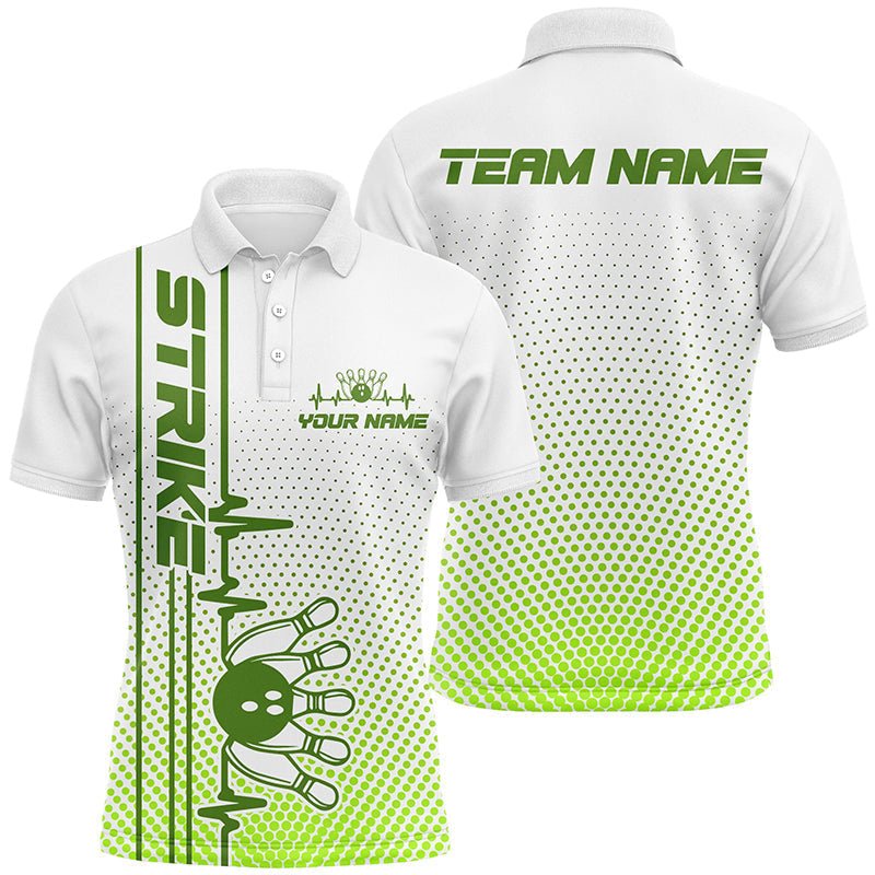 Personalisierte Bowling-Shirts für Herren und Damen | Bowling-Team Trikots | Hochwertige Materialien | Individuelle Gestaltungsoptionen | Grün | P5505 - Climcat