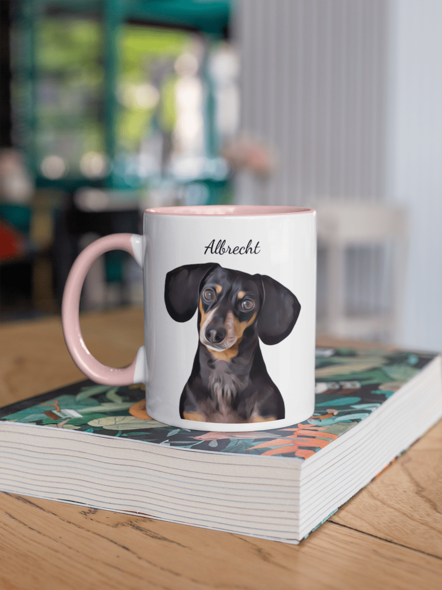 Personalisierte Tasse mit Foto und Namen Ihres Haustiers - Climcat