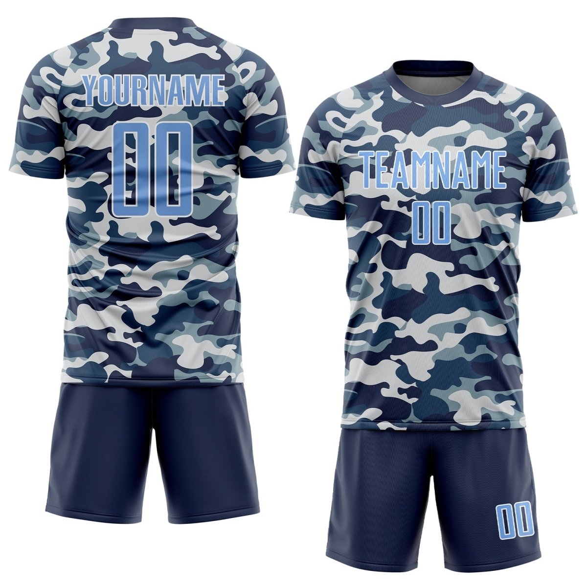 Benutzerdefiniertes Camo Hellblau - Royal Sublimations - Trikot "Salute to Service" für Fußball T176 - Climcat
