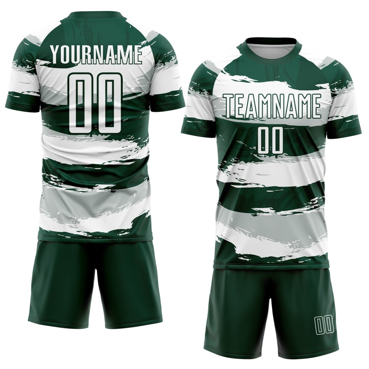 Benutzerdefiniertes grün - weißes Sublimations - Soccer - Trikot U989 - Climcat