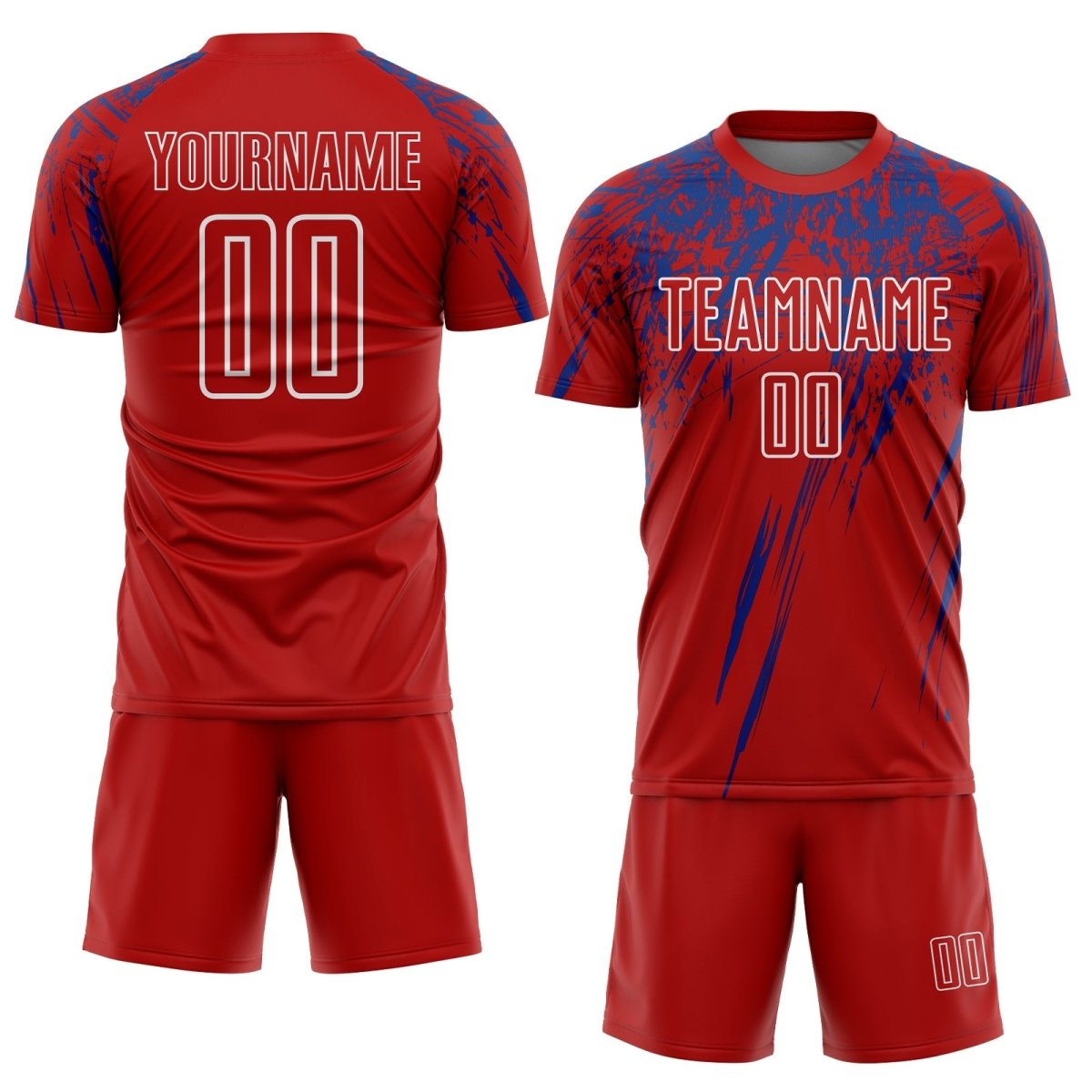 Benutzerdefiniertes Rot - Weißes Sublimations - Soccer - Trikot W962 - Climcat