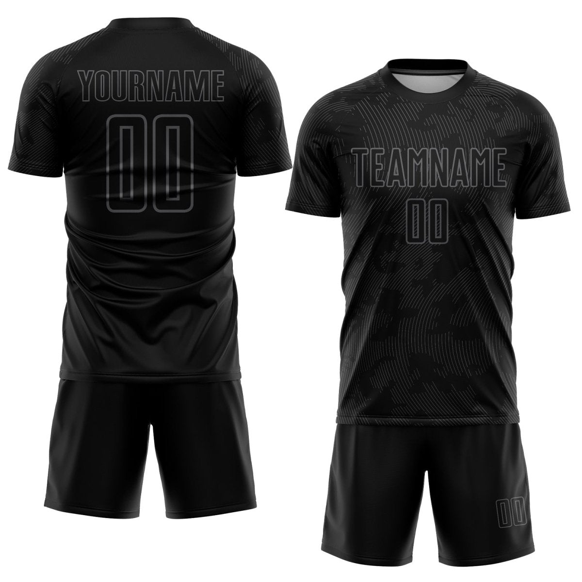 Benutzerdefiniertes schwarzes und graues Sublimations - Trikot für Fußballmannschaften W651 - Climcat