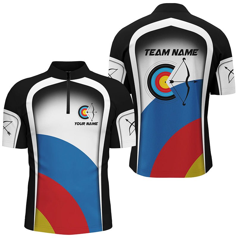 Bogensport Team Trikot Personalisiert Bunt - Turnier Shirt Herren Damen T2057 - Climcat