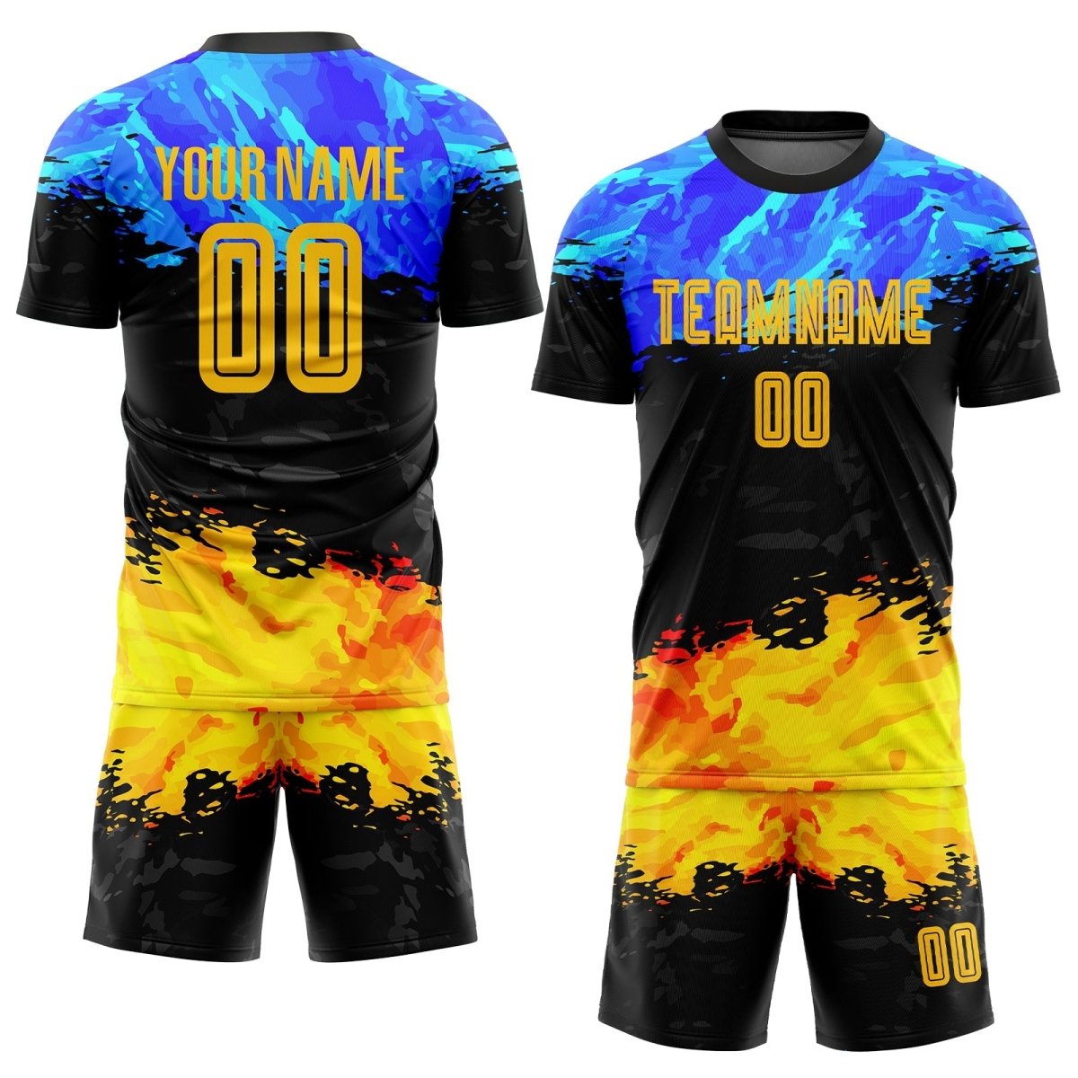 Individuelles Gold - Royal Sublimations - Soccer - Trikot A142 - Climcat