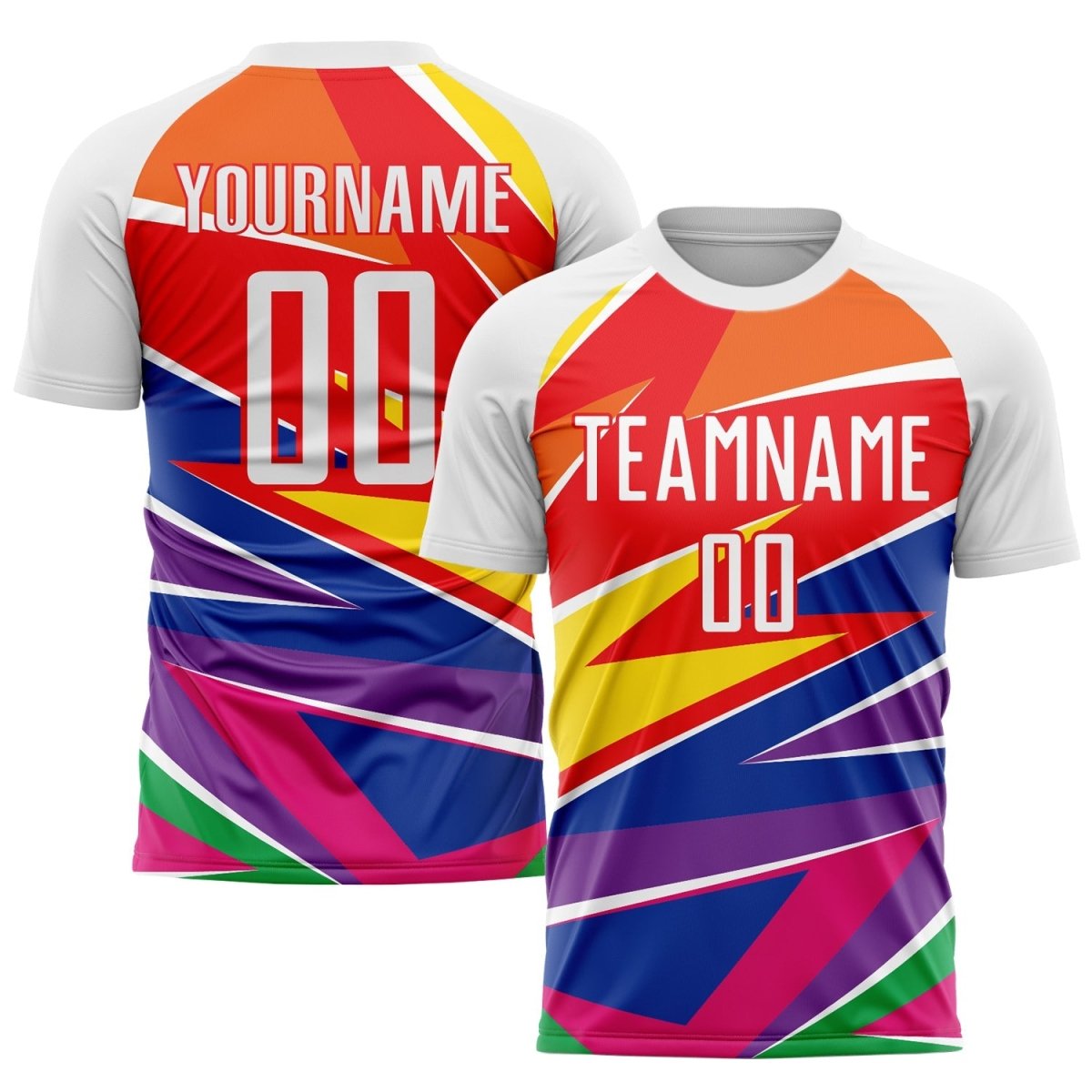 Individuelles Weiß - Rotes Sublimation Fußballtrikot M538 - Climcat
