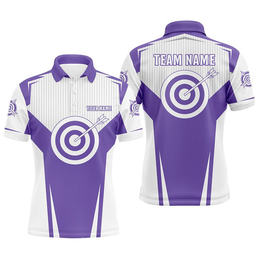 Lila Bogenschießen Trikot & Polo - Shirt – Unisex – Teamname personalisierbar – Bogensport Bekleidung T0705 - Climcat