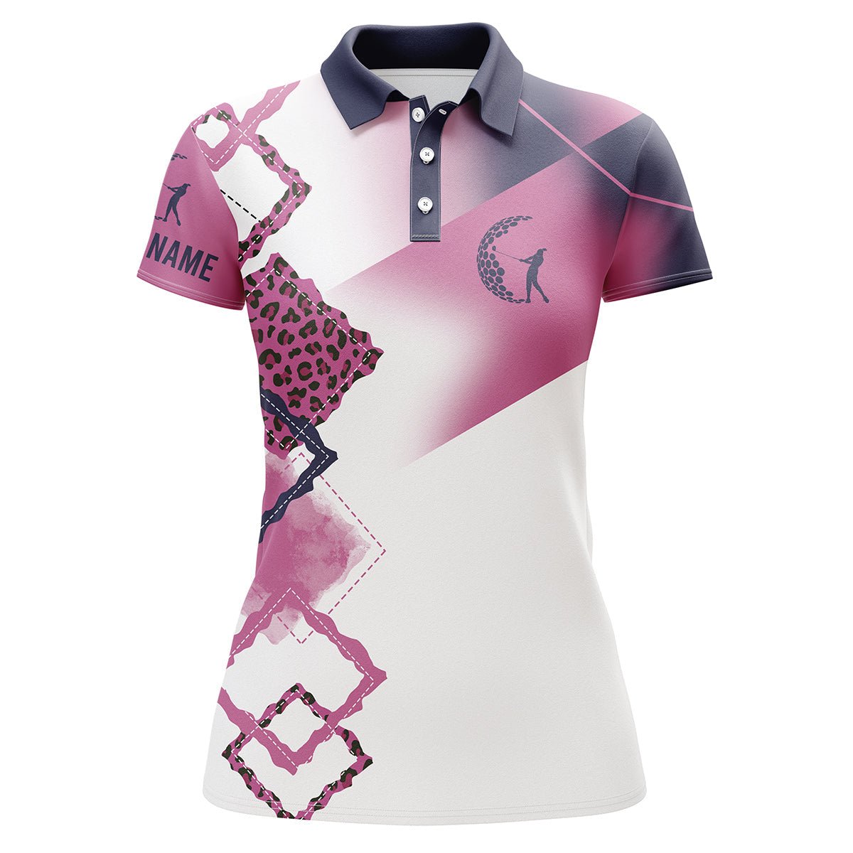 Personalisierte 3D Golf Poloshirts für Damen in Mehrfarben, individuelle Golfgeschenke für Frauen N3475 - Climcat