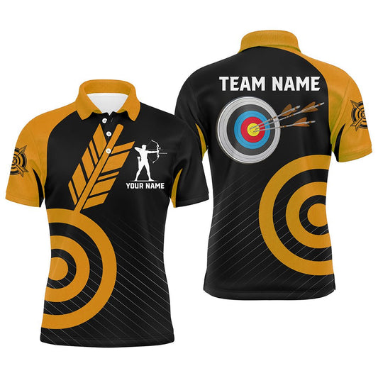 Personalisiertes Bogenschieß Shirt / Trikot Orange - Unisex - Für Team & Liga - T1948 - Climcat