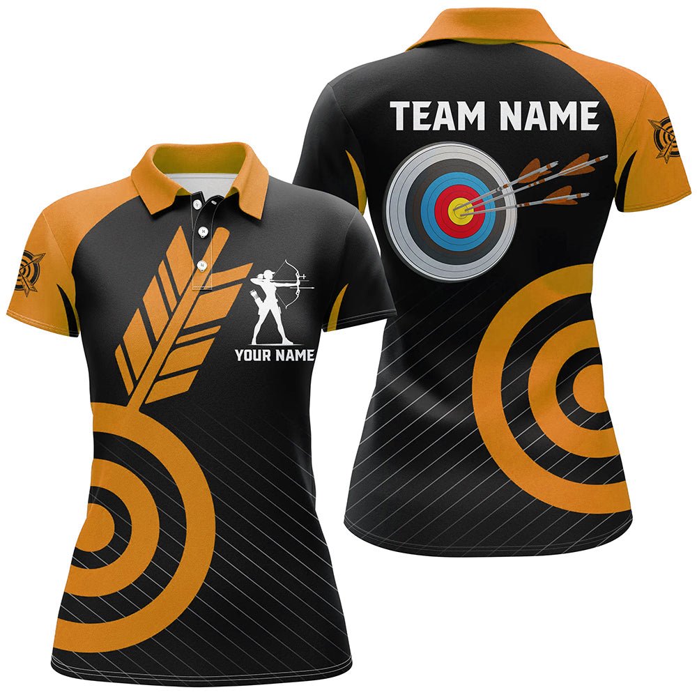 Personalisiertes Bogenschieß Shirt / Trikot Orange - Unisex - Für Team & Liga - T1948 - Climcat