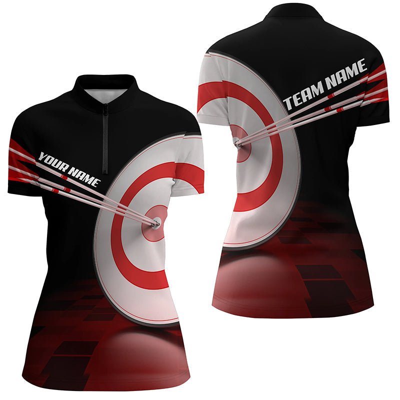 Personalisiertes Bogenschießen Poloshirt mit 3D - Zielscheibe - Individuelles Geschenk für Bogenschützen & Teams - Herren & Damen T0509 - Climcat