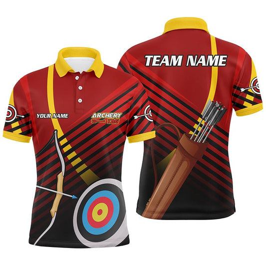 Personalisiertes Bogensport Polo - Shirt für Herren & Damen - 3D Bogenschießen V0639 - Climcat