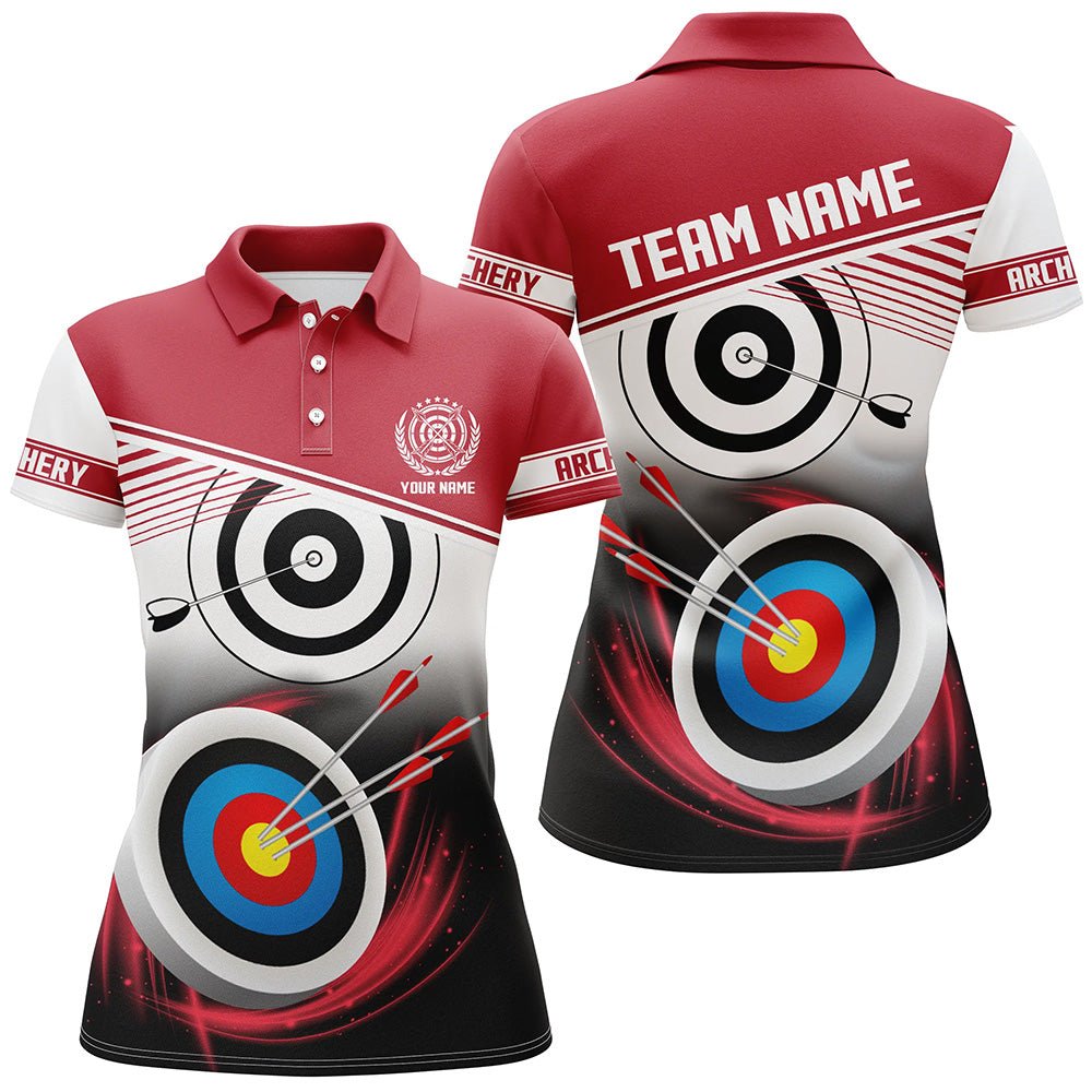 Personalisiertes Polo Shirt für Bogenschützen - Mit Namen & Motiv - Herren & Damen T0528 - Climcat