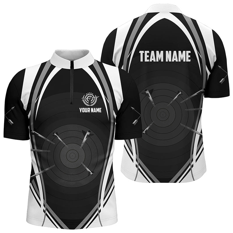 Personalisiertes Team Polo - Shirt Bogenschießen (Herren & Damen) - Mit eigenem Teamnamen & 3D Ziel/Pfeile Motiv - T0599 - Climcat