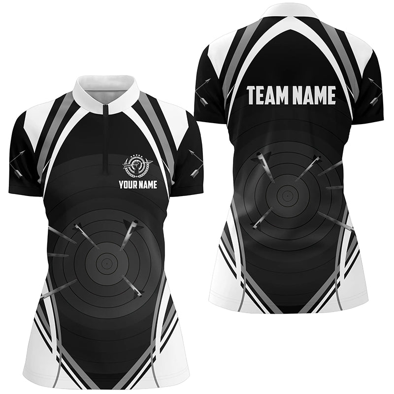 Personalisiertes Team Polo - Shirt Bogenschießen (Herren & Damen) - Mit eigenem Teamnamen & 3D Ziel/Pfeile Motiv - T0599 - Climcat