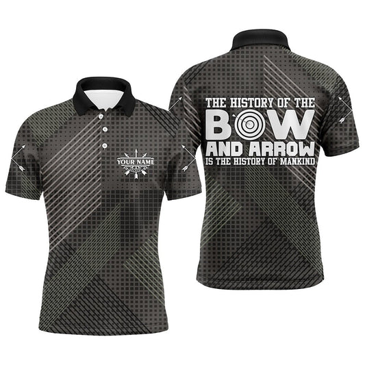 Personalisiertes Unisex Polo - Shirt für Bogenschützen mit historischem Bogenschießen - Motiv V0765 - Climcat