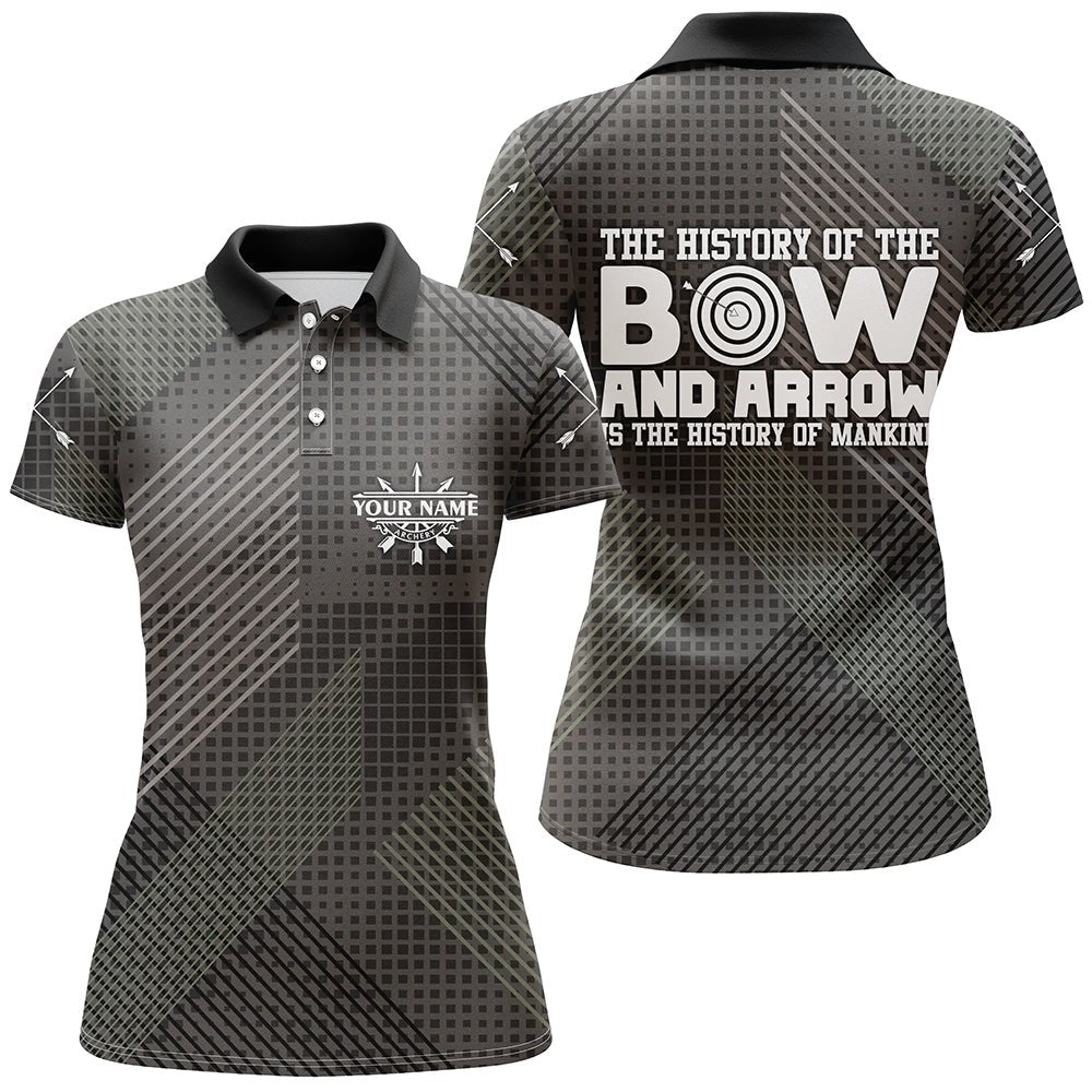 Personalisiertes Unisex Polo - Shirt für Bogenschützen mit historischem Bogenschießen - Motiv V0765 - Climcat