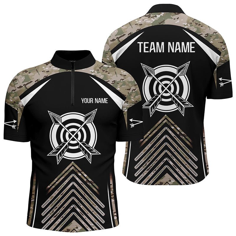 Poloshirt Bogenschießen Personalisiert Camouflage - Teamshirt für Herren & Damen (3D Bogenschützen) V0762 - Climcat