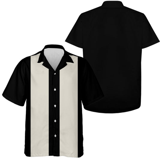 Herren Kurzarm-Knopfleiste Vintage Bowling Hemden, Bowling Geschenkideen für Bowler P3831 - Climcat