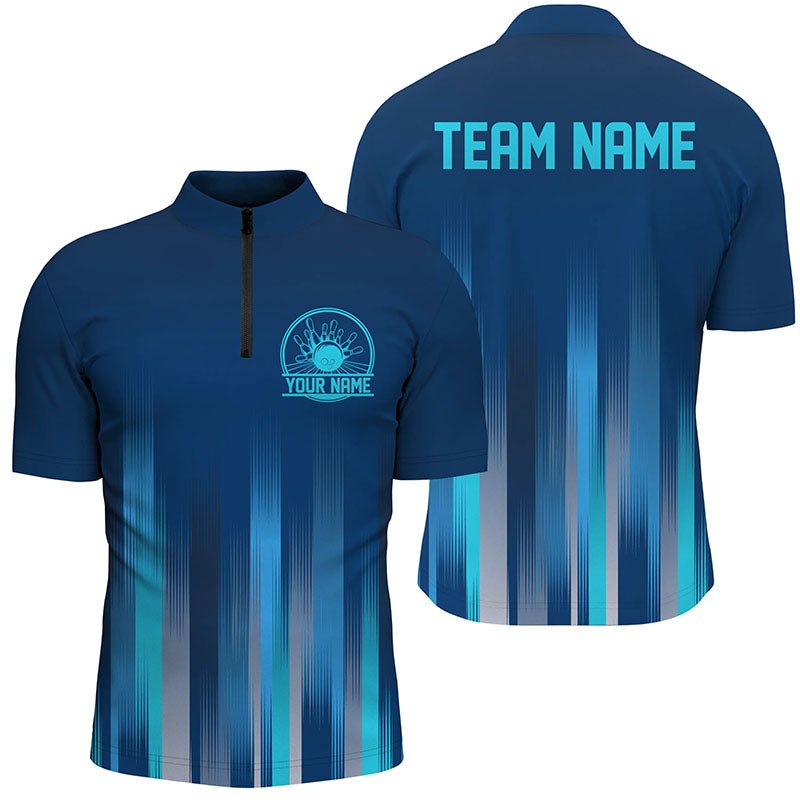 Individuell gestaltete Bowling-Trikots mit Namen für Männer und Frauen - Personalisierte Bowling-Team-Shirts - Climcat