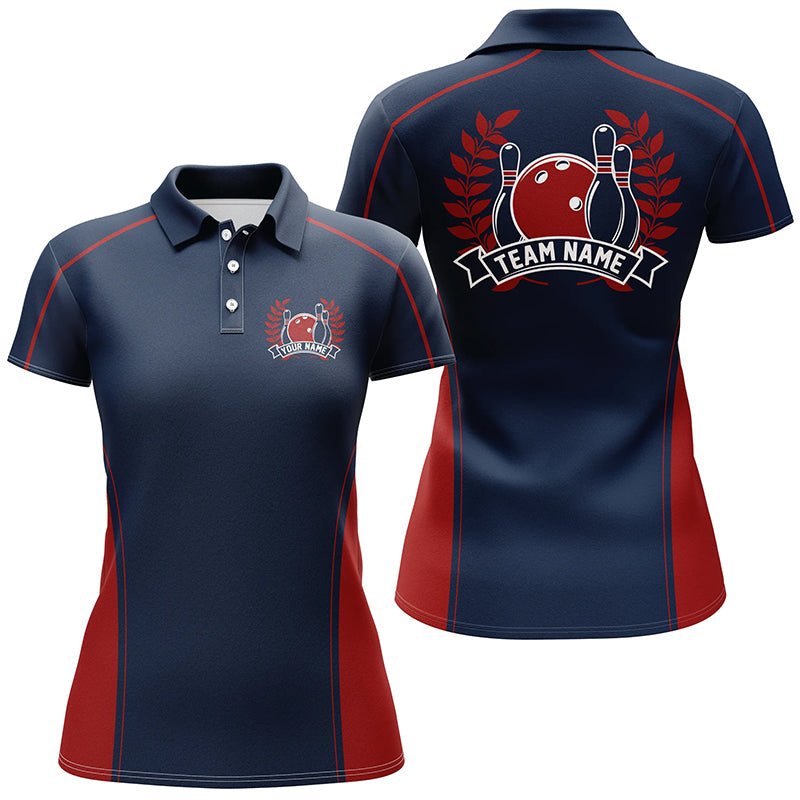 Individuelle Bowling-Liga-Shirts für Damen, personalisierte Bowling-Teamtrikots P5162 - Climcat