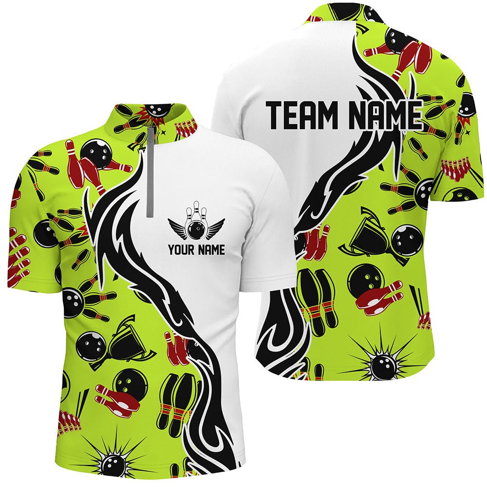 Individuelle Bowling-Shirts für Herren und Damen, personalisierte Bowling-Teamtrikots mit Bowling-Muster P4958 - Climcat