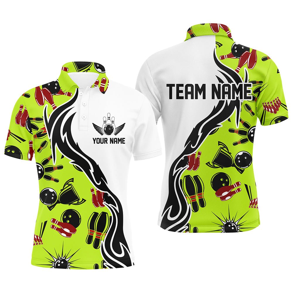 Individuelle Bowling-Shirts für Herren und Damen, personalisierte Bowling-Teamtrikots mit Bowling-Muster P4958 - Climcat