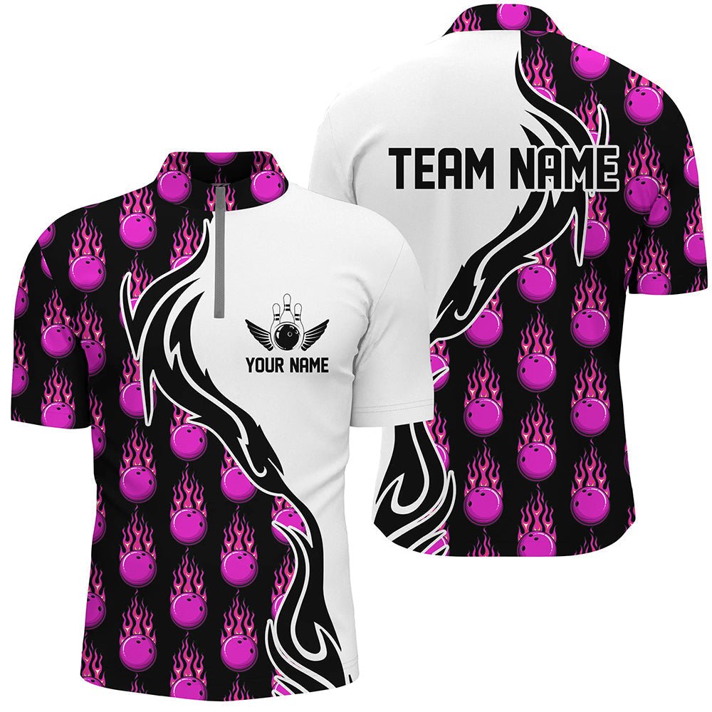 Individuelle Bowling-Shirts für Herren und Damen, personalisierte Bowling-Teamtrikots mit Bowling-Muster P4961 - Climcat