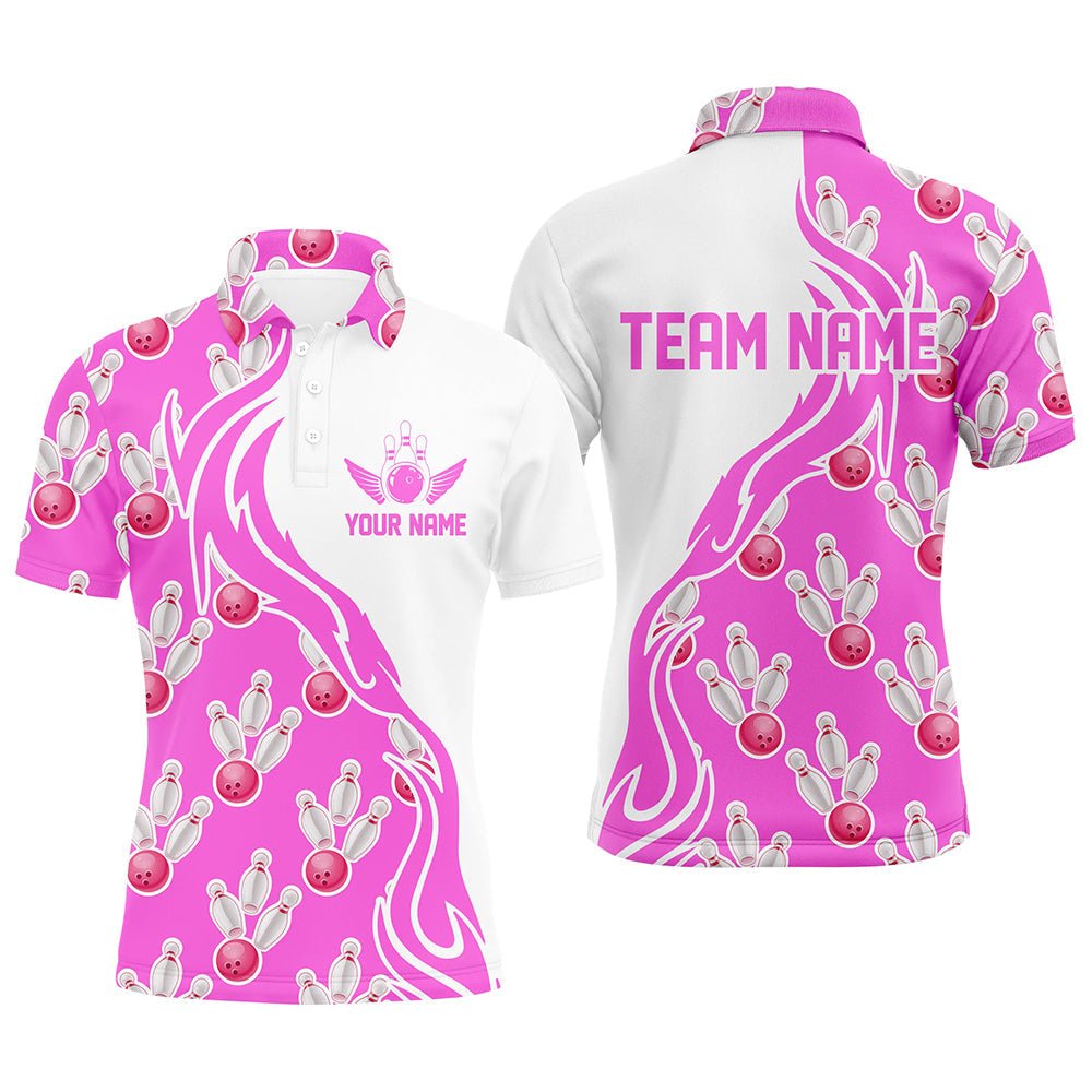 Individuelle Bowling-Shirts für Herren und Damen, personalisierte Bowling-Teamtrikots mit Bowling-Muster P4963 - Climcat