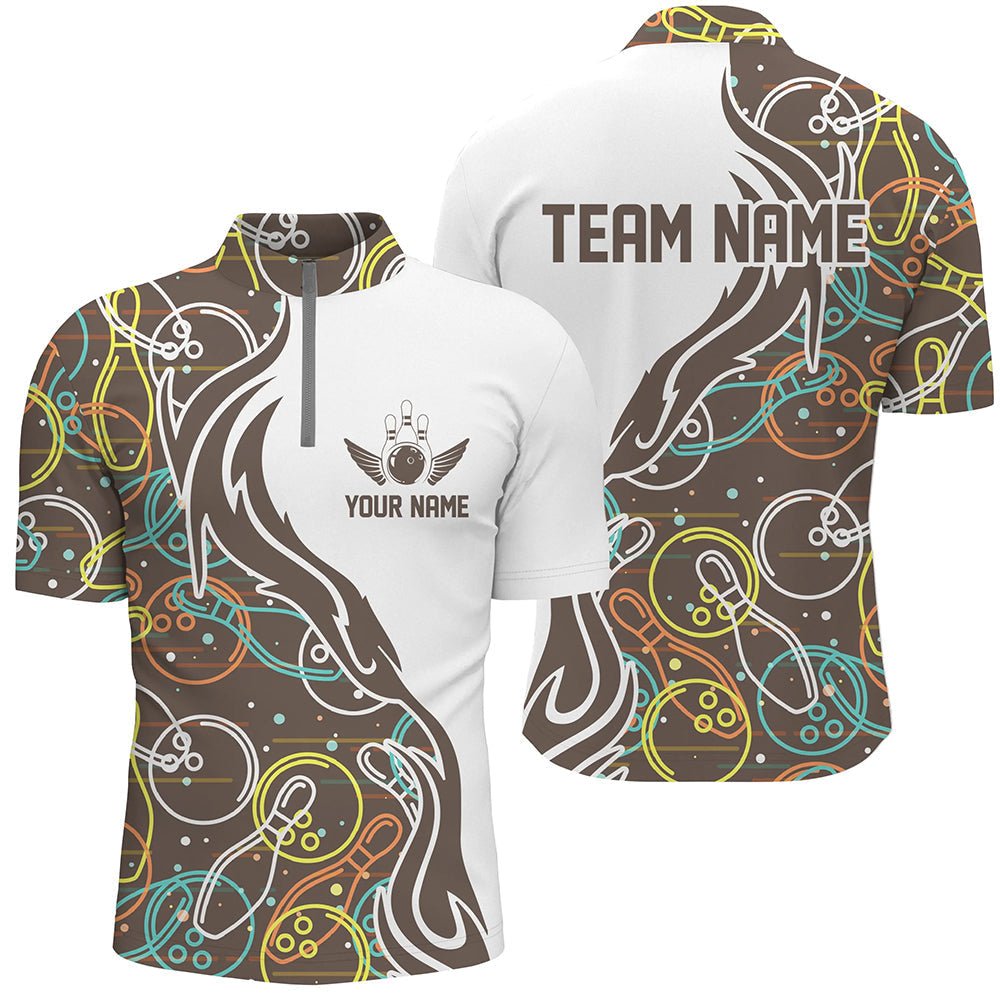 Individuelle Bowling-Shirts für Herren und Damen, personalisierte Bowling-Teamtrikots P4496 - Climcat