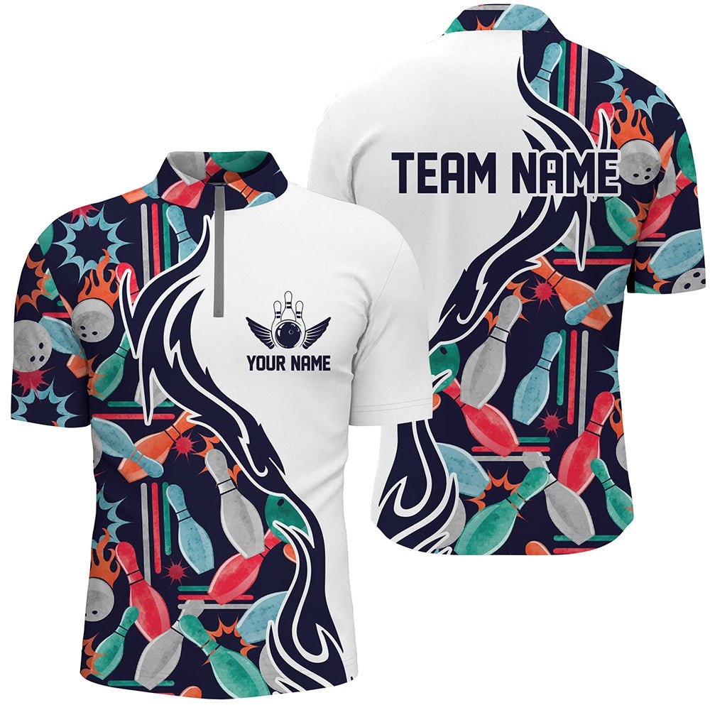 Individuelle Bowling-Shirts für Herren und Damen, personalisierte Bowling-Teamtrikots P4596 - Climcat