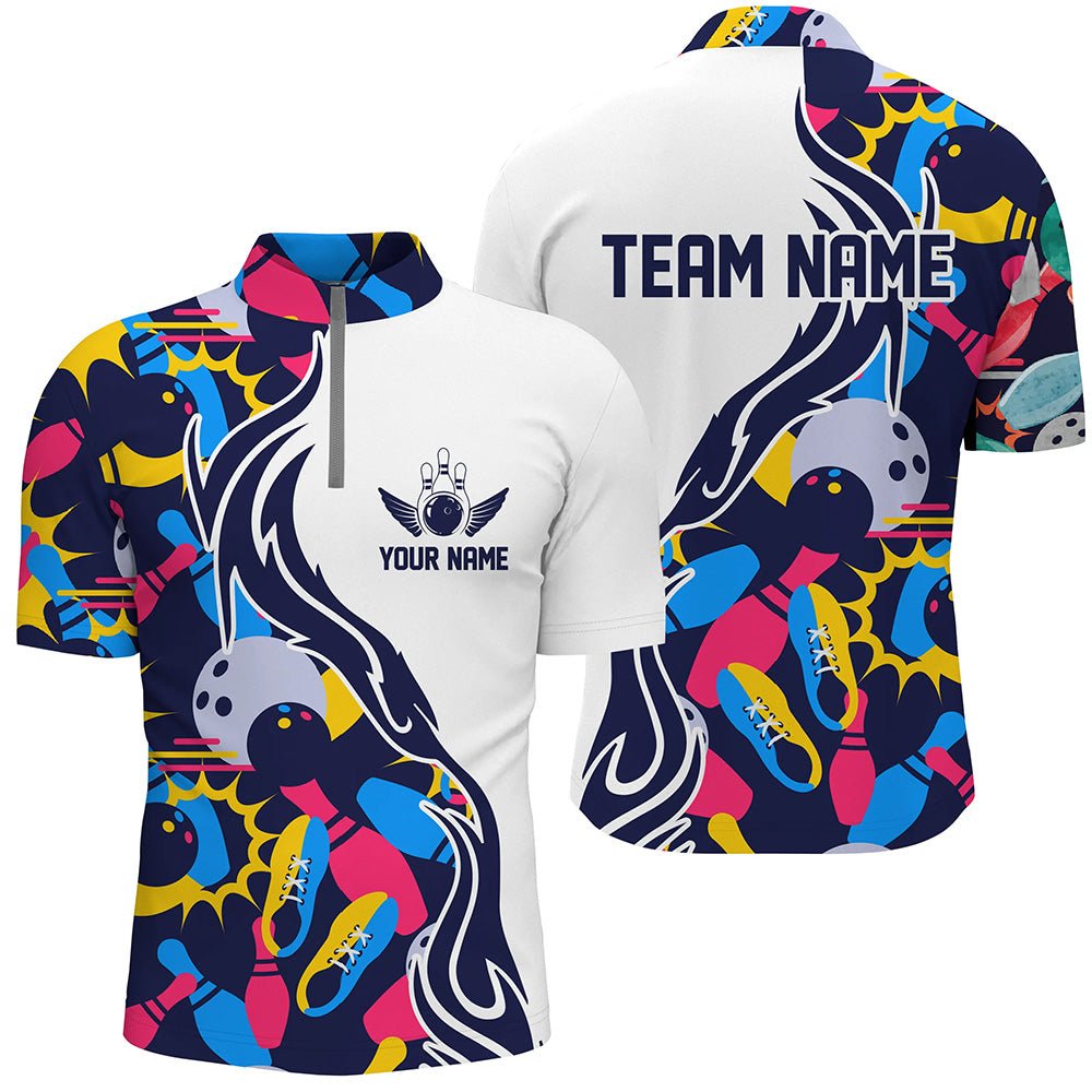 Individuelle Bowling-Shirts für Herren und Damen, personalisierte Bowling-Teamtrikots P4597 - Climcat