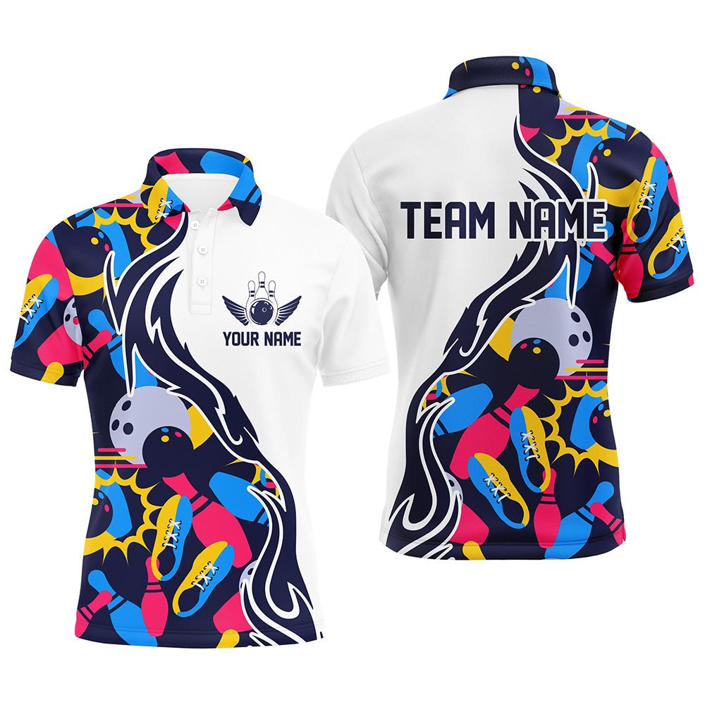 Individuelle Bowling-Shirts für Herren und Damen, personalisierte Bowling-Teamtrikots P4597 - Climcat