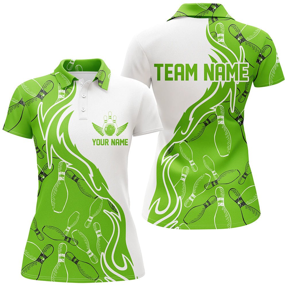 Maßgeschneiderte Bowling-Shirts für Damen, Personalisierte Bowling-Team Trikots P4495 - Climcat